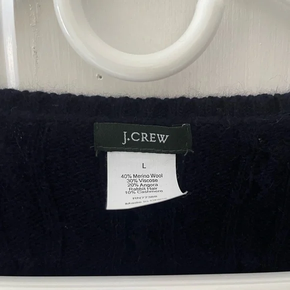 J. Crew Navy V-Neck Sweater - Picture 3 of 3